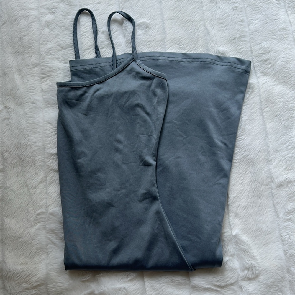 Blue/Grey Tight long dress